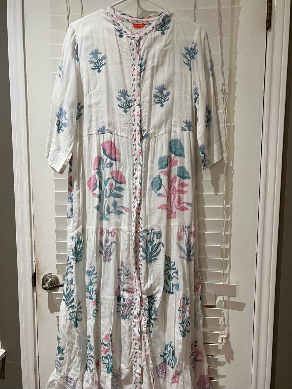Oliphant maxi dress, fully lined, size L